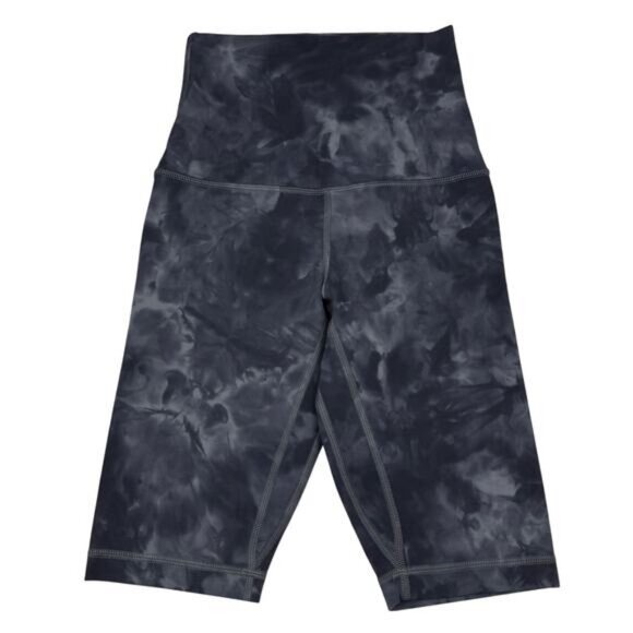 Lululemon Align Super High Rise Short *10" In Diamond Dye Pitch Grey Size 2 - Picture 3 of 6